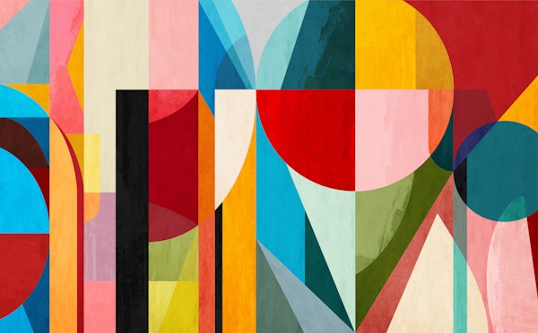 Modern Bauhaus Inspired Geometry