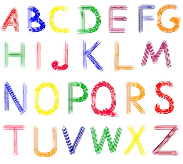 Playful Hand Drawn Alphabet Set