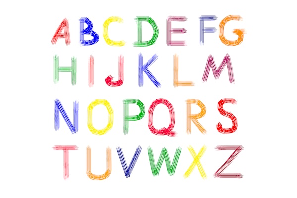 Playful Hand Drawn Alphabet Set
