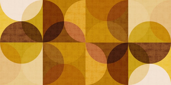 Golden Earth Tone Circle Grid