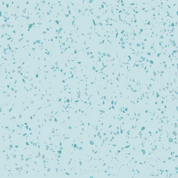 Aqua Terrazzo Texture Pattern L