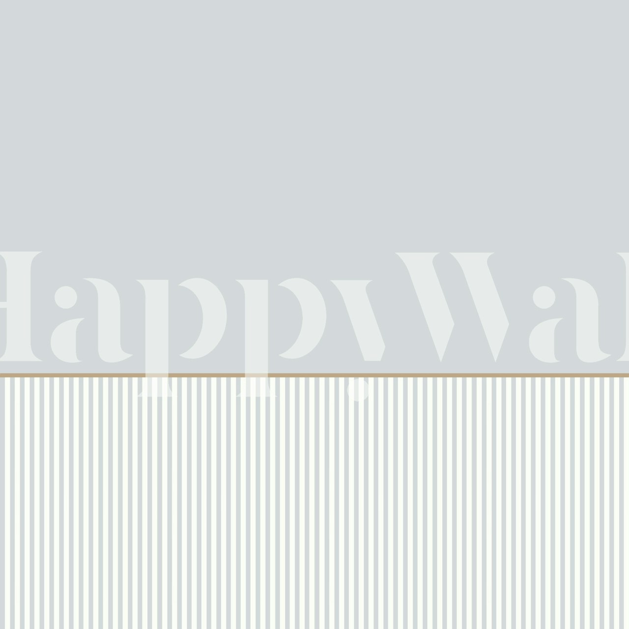 Scandinavian Soft Blue Stripe wallpaper in a room