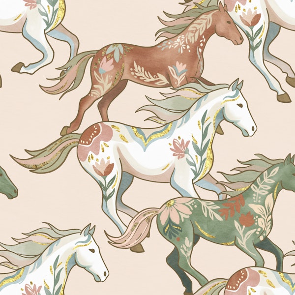Dreamy Galloping Horses