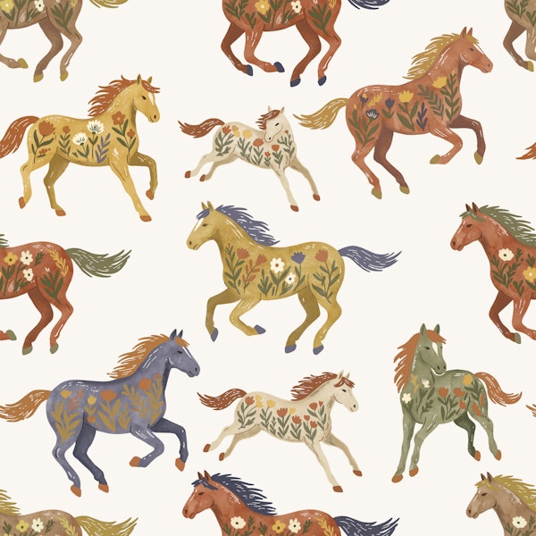 Boho Meadow Horse Parade