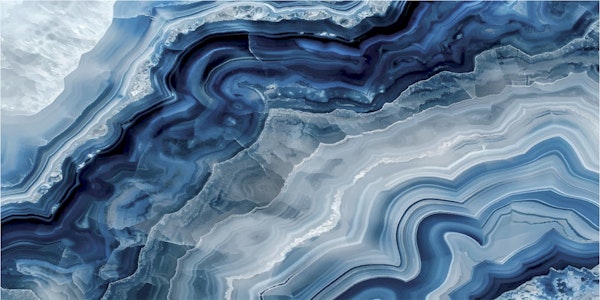 Blue Agate Surface Mural
