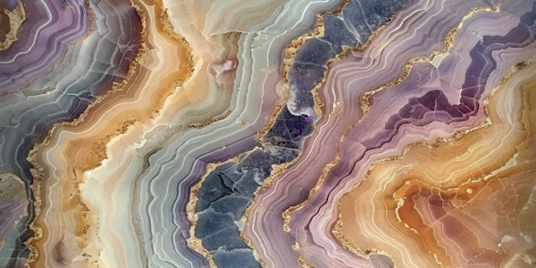 Colourful Agate Surface Mural