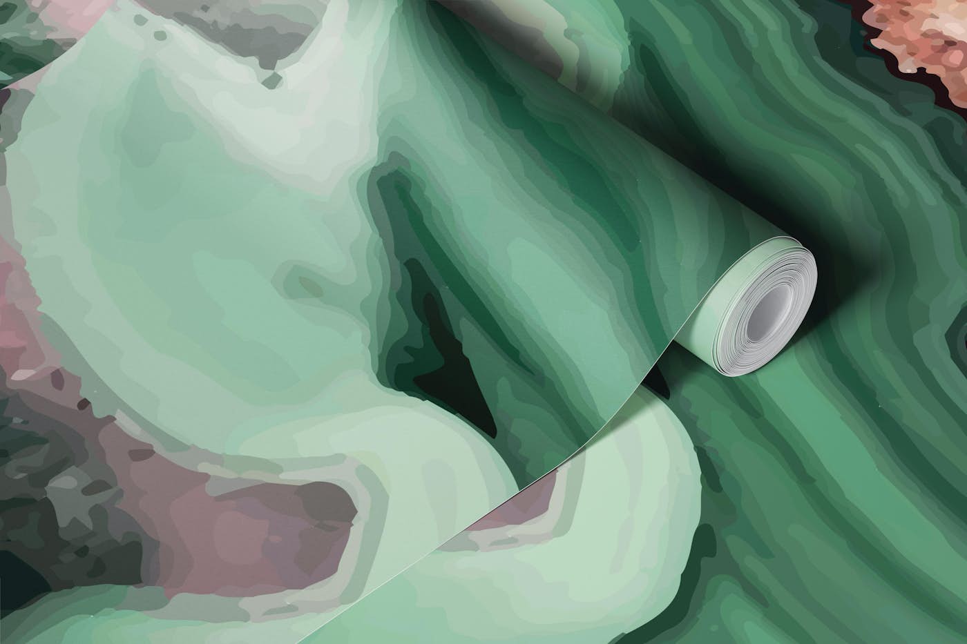 Intricate Agate Surface Mural wallpaper roll