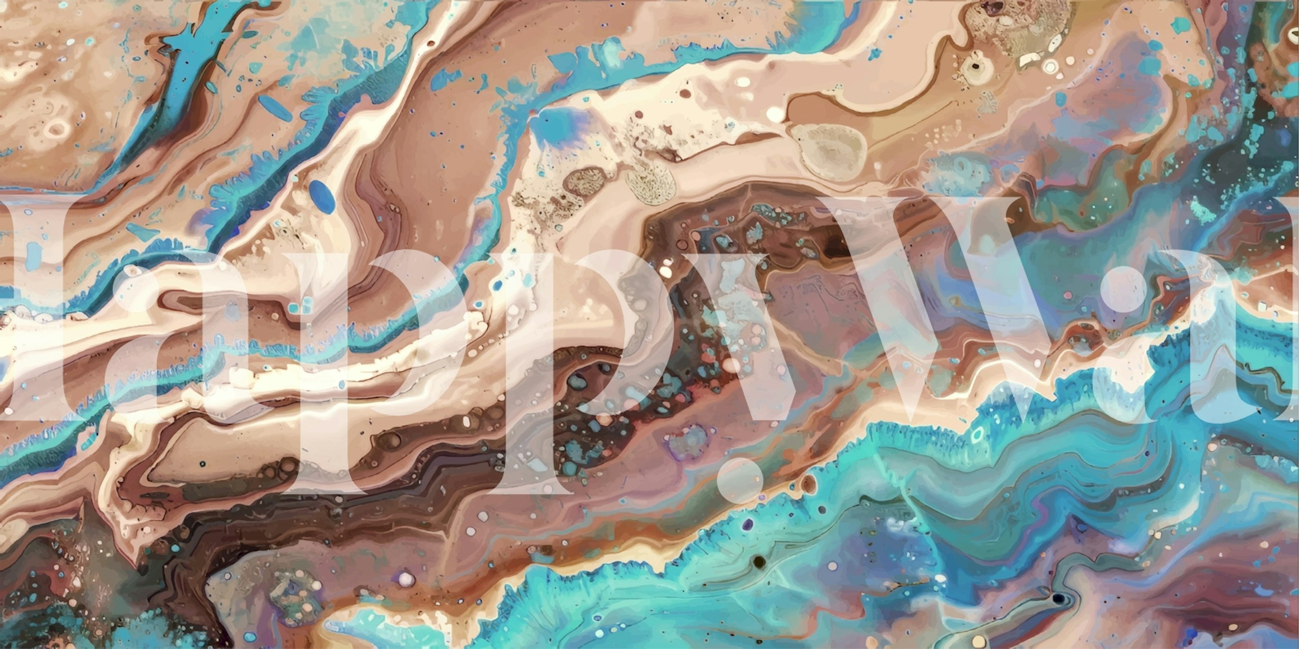 Petroleum Stone Mural wallpaper in a room