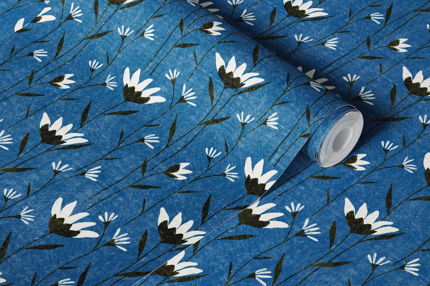 Arista - blue wallpaper roll