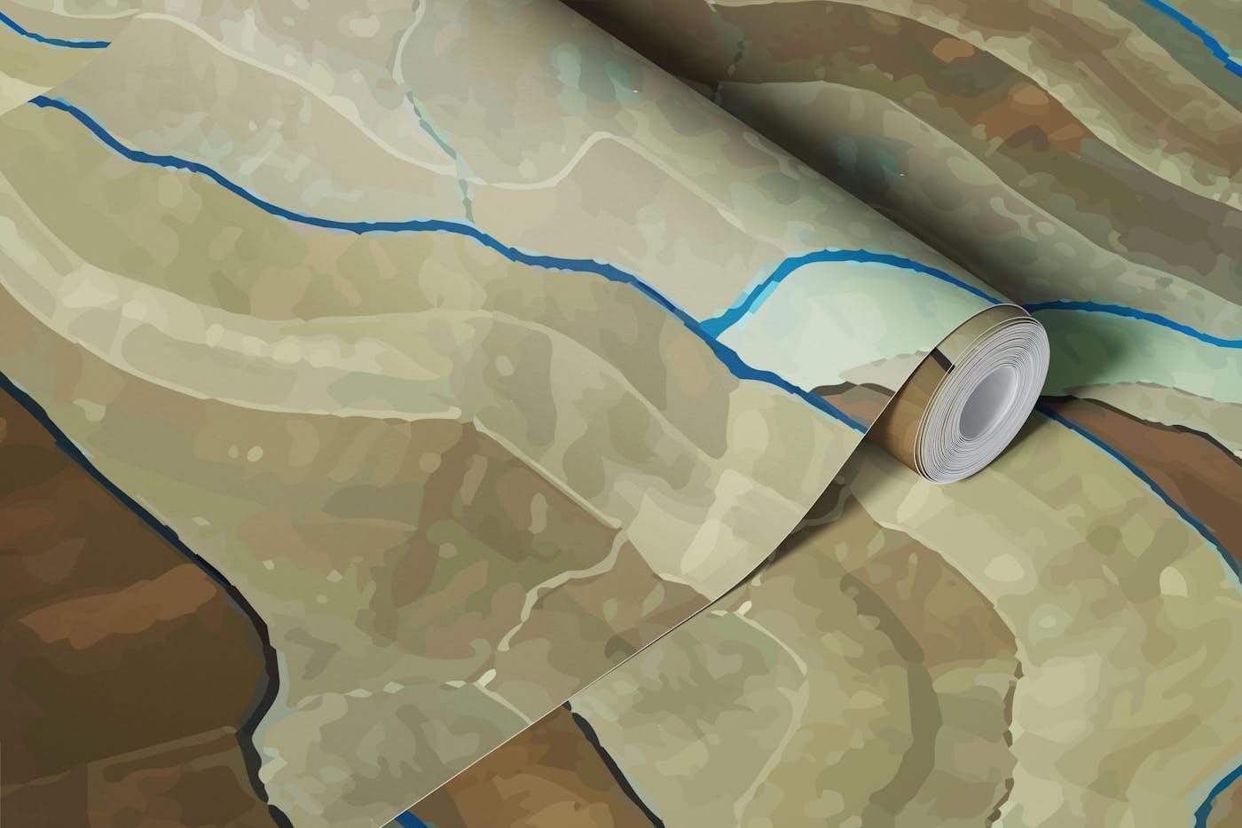 Organic Shape Surface wallpaper roll