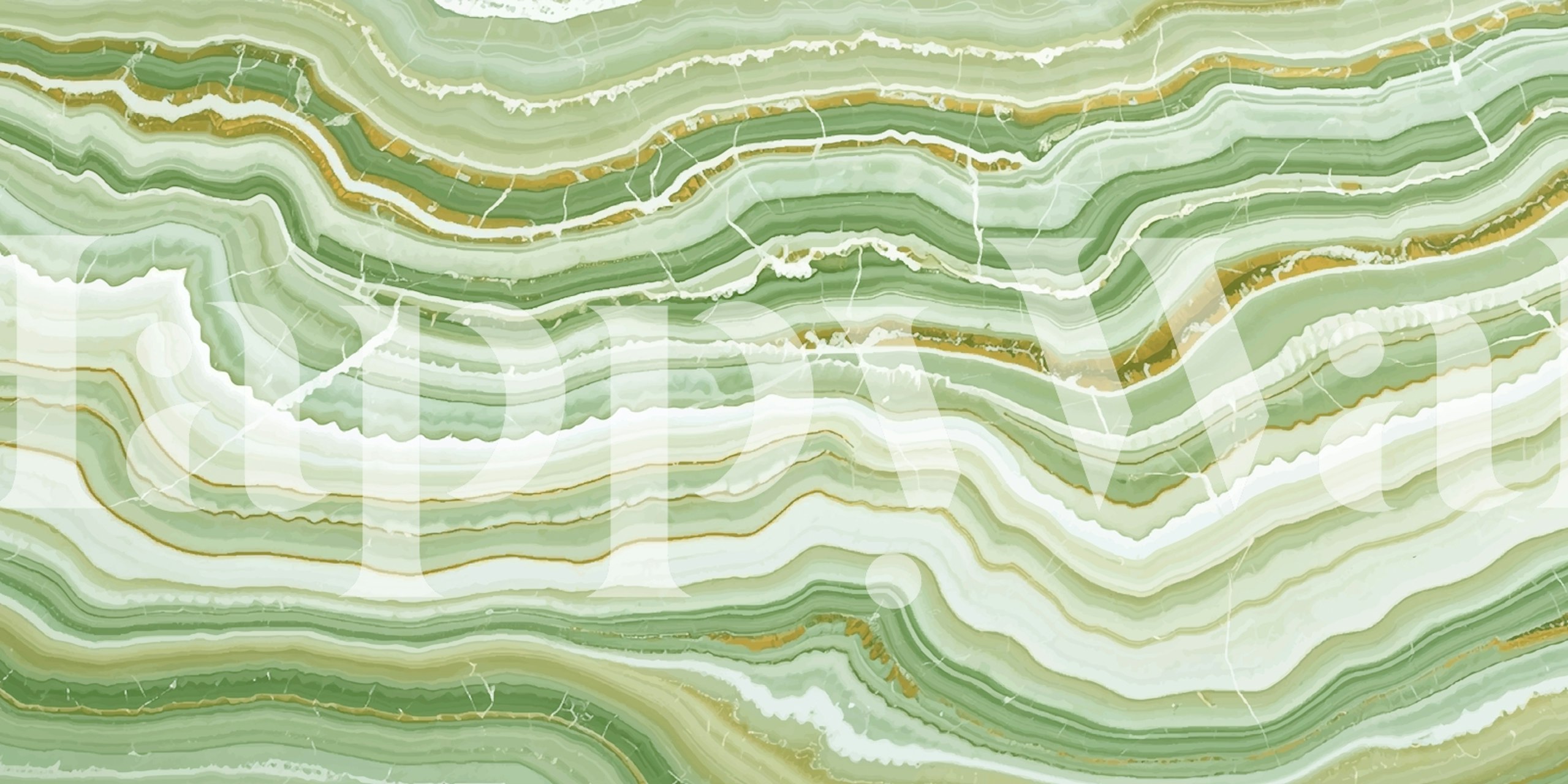 Green Agate Surface wallpaper in a room