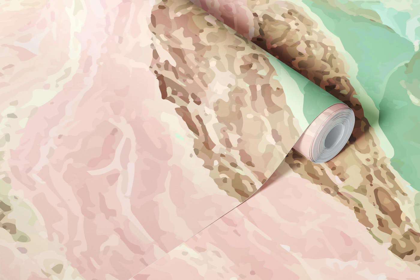 Pastel Stone Surface Mural wallpaper roll