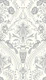 Elegant Gray Ornamental Floral