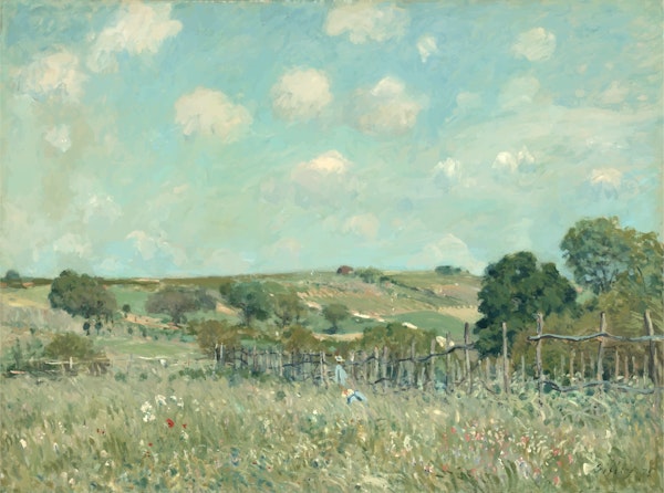 Meadow by Alfred Sisley
