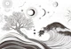 Celestial Tree and Ocean