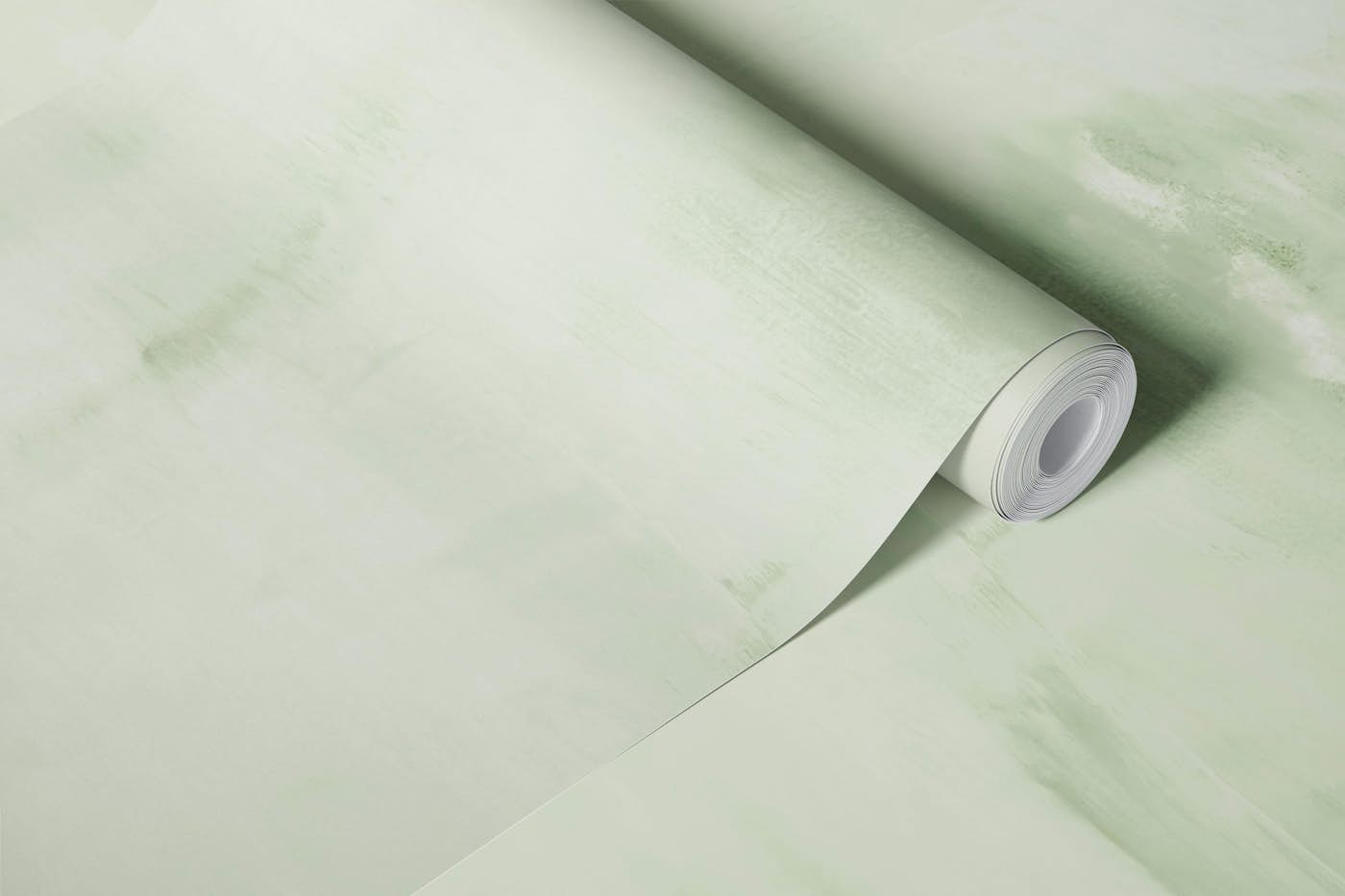 soft layers pale sage wallpaper roll