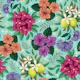Mediterranean Maximalist Garden - Turquoise