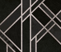 Black Art Deco wallpaper