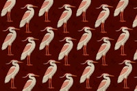 Burgundy Heron wallpaper