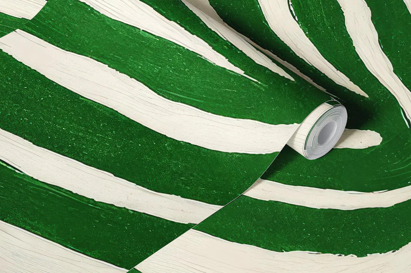 Emerald Swirl Pattern wallpaper roll