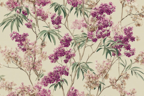 Delicate Purple Blossoms