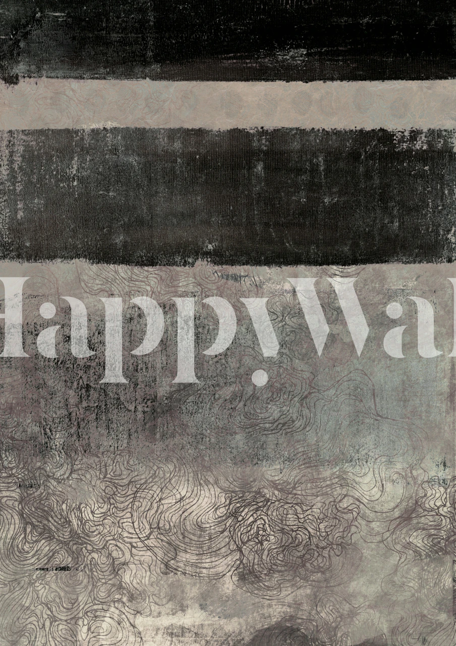 Stylish s h a d o w wallpaper in a modern room