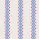 Blue Scallop Stripe Dots