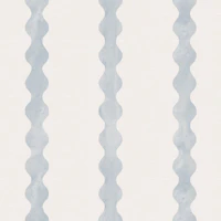 Blue Watercolor Abacus Stripes papel pintado
