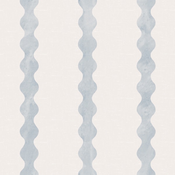 Blue Watercolor Abacus Stripes