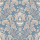 Dusty Blue Floral Damask