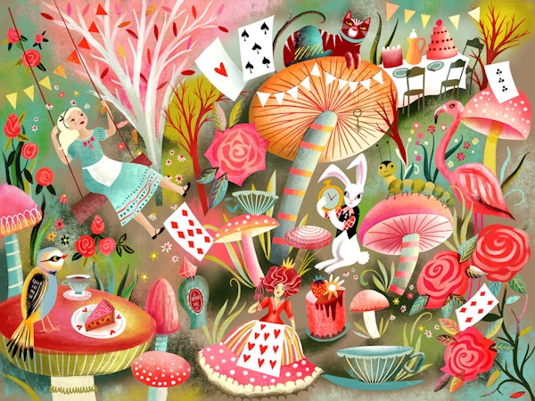 Alice in wonderland forest