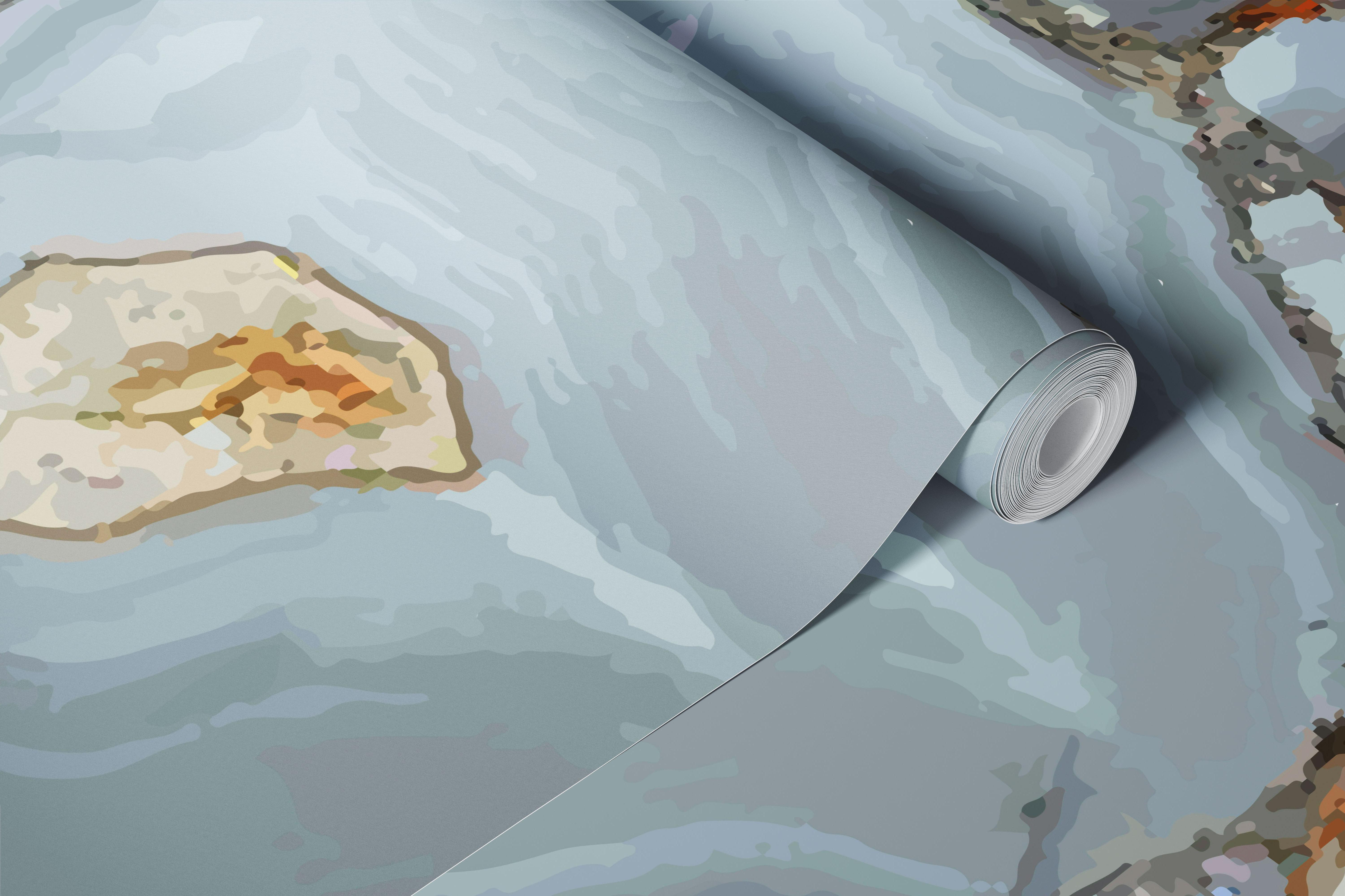 Stone Rings tapet i et rum