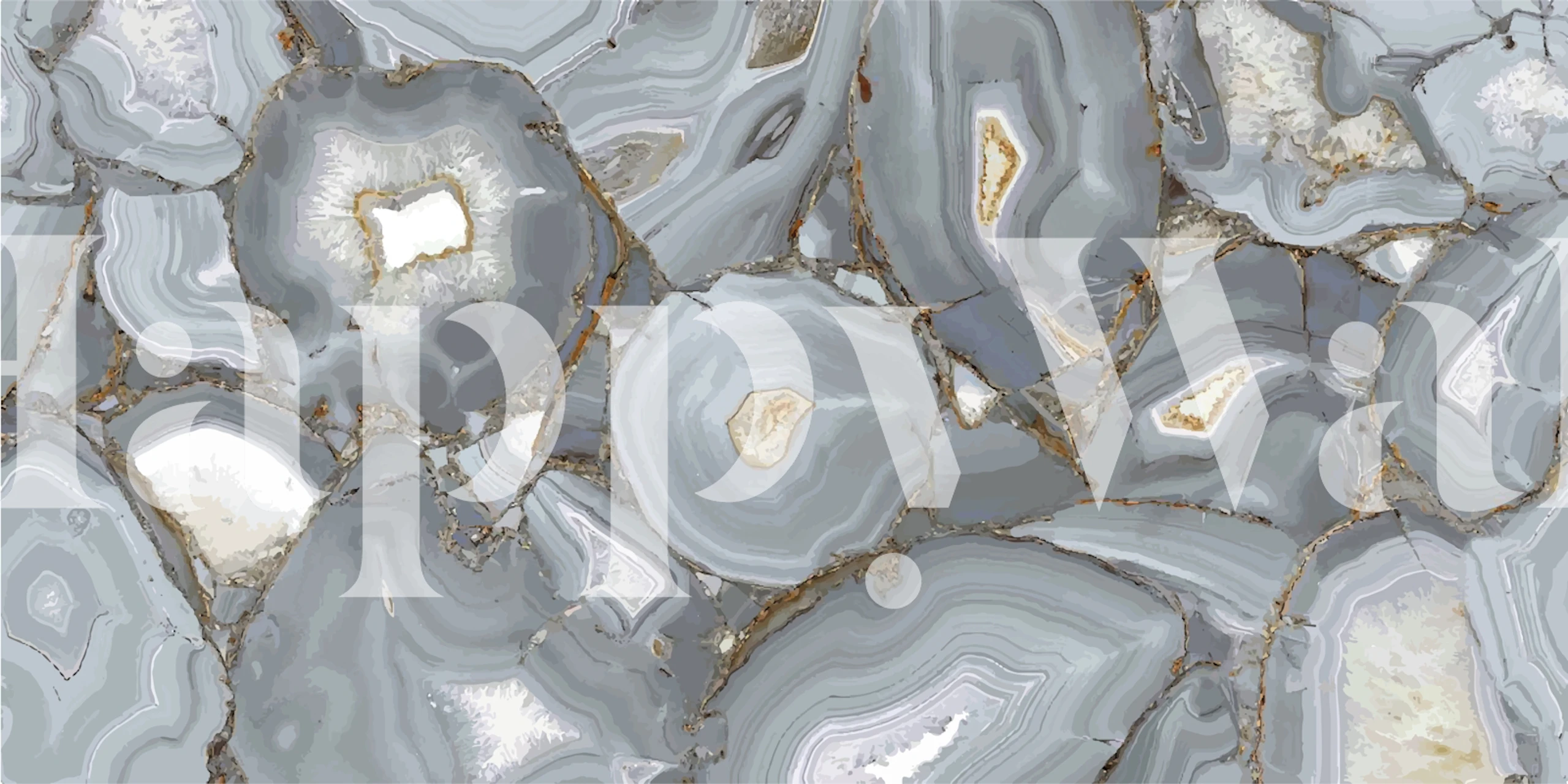 Stone Rings wallpaper in a room setting