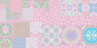 Tile Mosaic In Candy Pink papiers peint