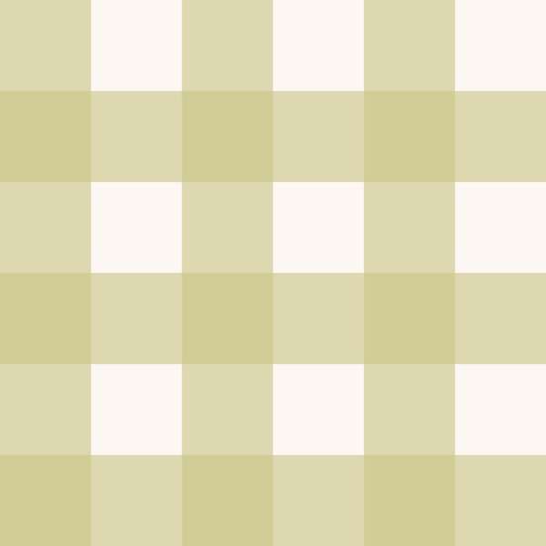 Pale Lime and Ivory Gingham Vichy Checks