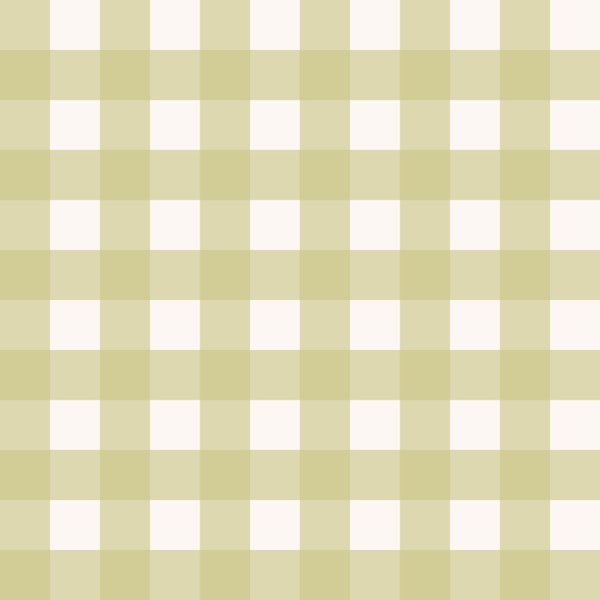 Mini Pale Lime and Ivory Gingham Vichy Checks