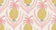 Tropical Pink Pineapples for Retro Bathrooms