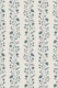 Dusty Blue Floral Vine Stripes