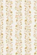 Warm Yellow Floral Vine Stripes