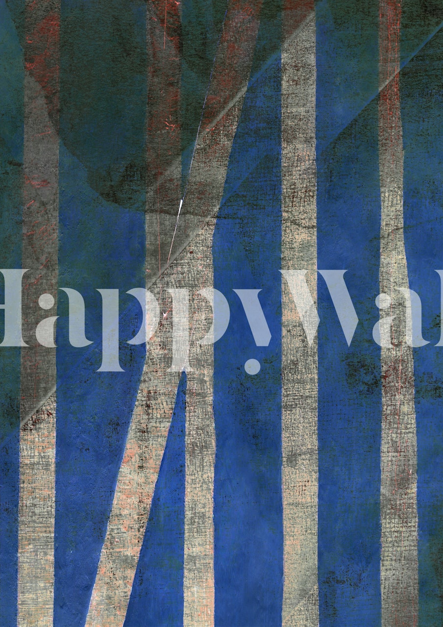 b l u e s h a d o w wallpaper design in a room