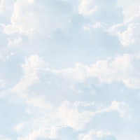 Pastel Blue Dreamy Cloud Sky wallpaper