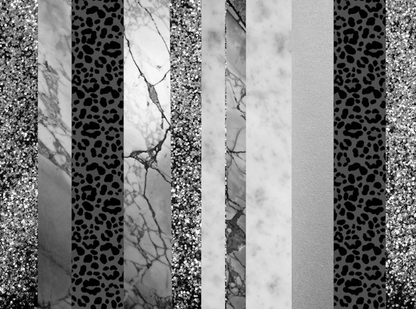 Leopard Marble Glitter Stripes Glam 4