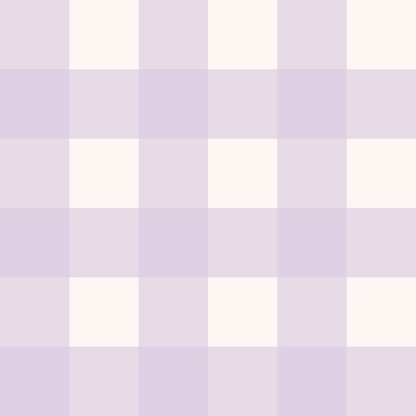 Lavender and Ivory Vichy Gingham Checks