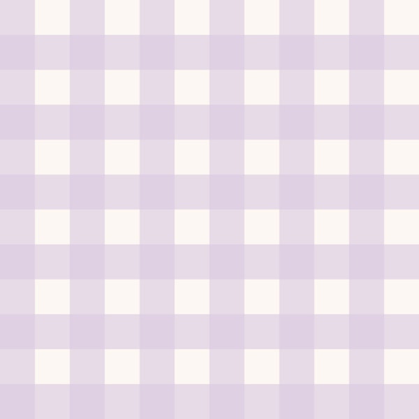 Mini Lavender and Ivory Vichy Gingham Checks