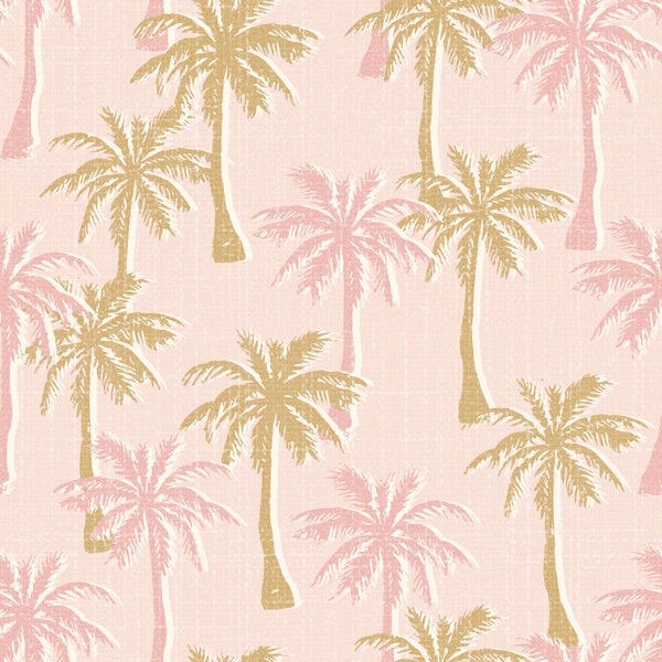 palm trees- Pink