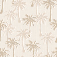 tropical Palm Trees - Beige Neutral tapet