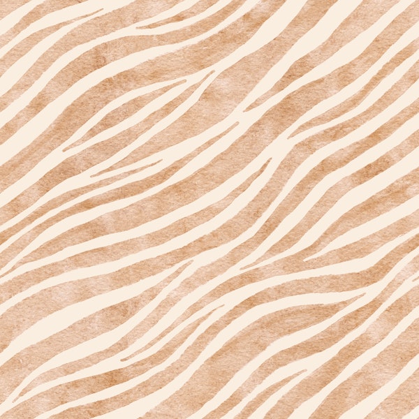 Warm Sand Zebra Stripes