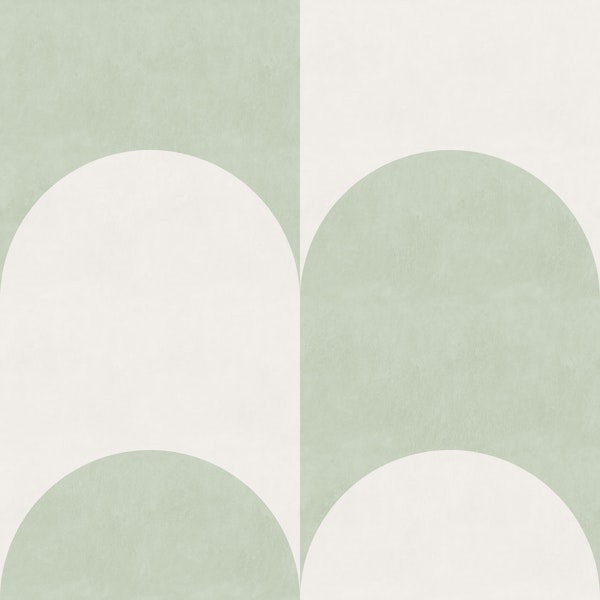 Minimalist Arches in Almost Aqua - medium