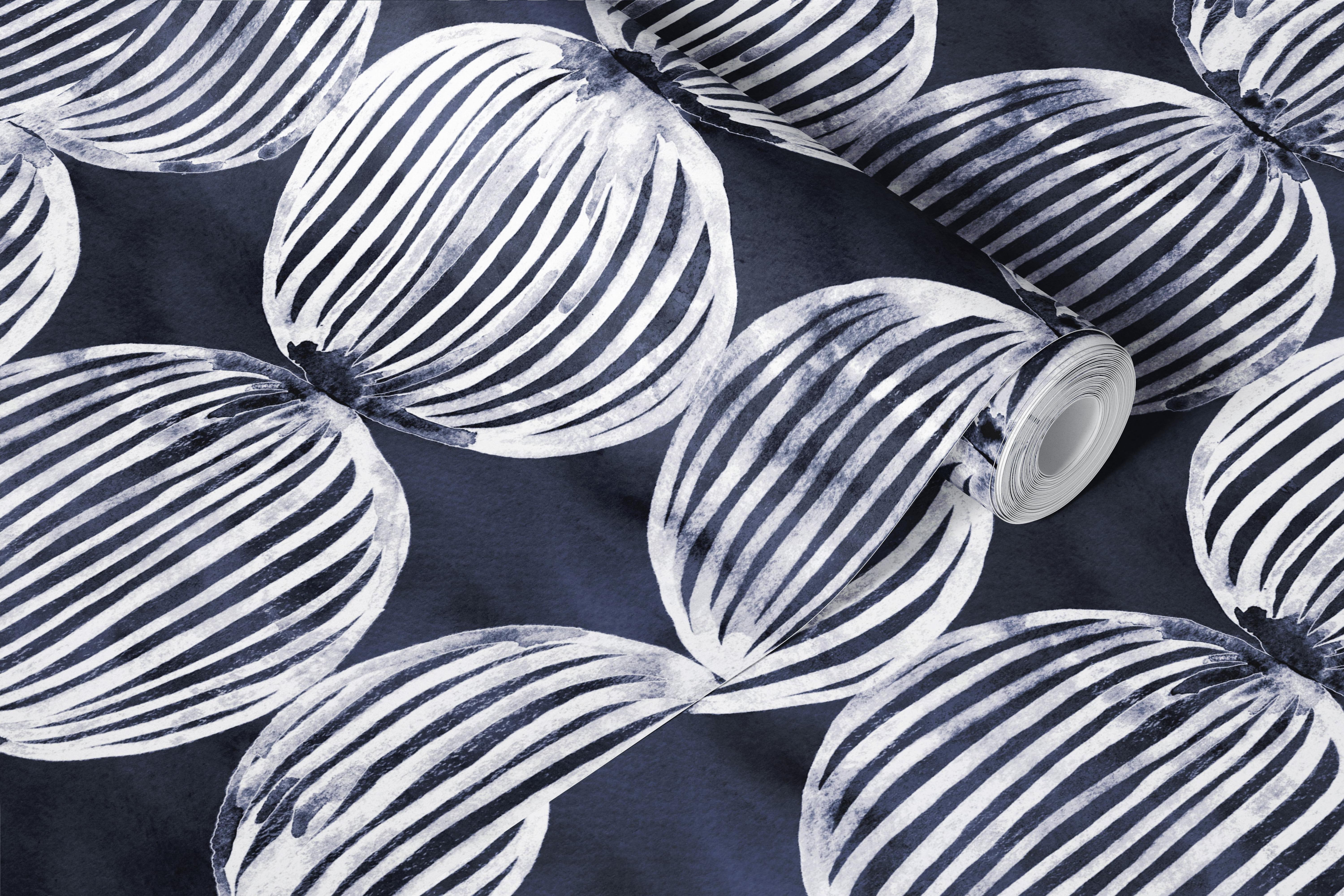 Spherical Abstract wallpaper in a room