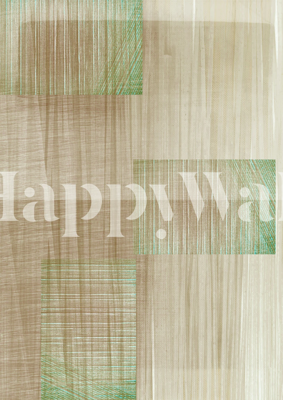 k s t a m p wallpaper in a room setting